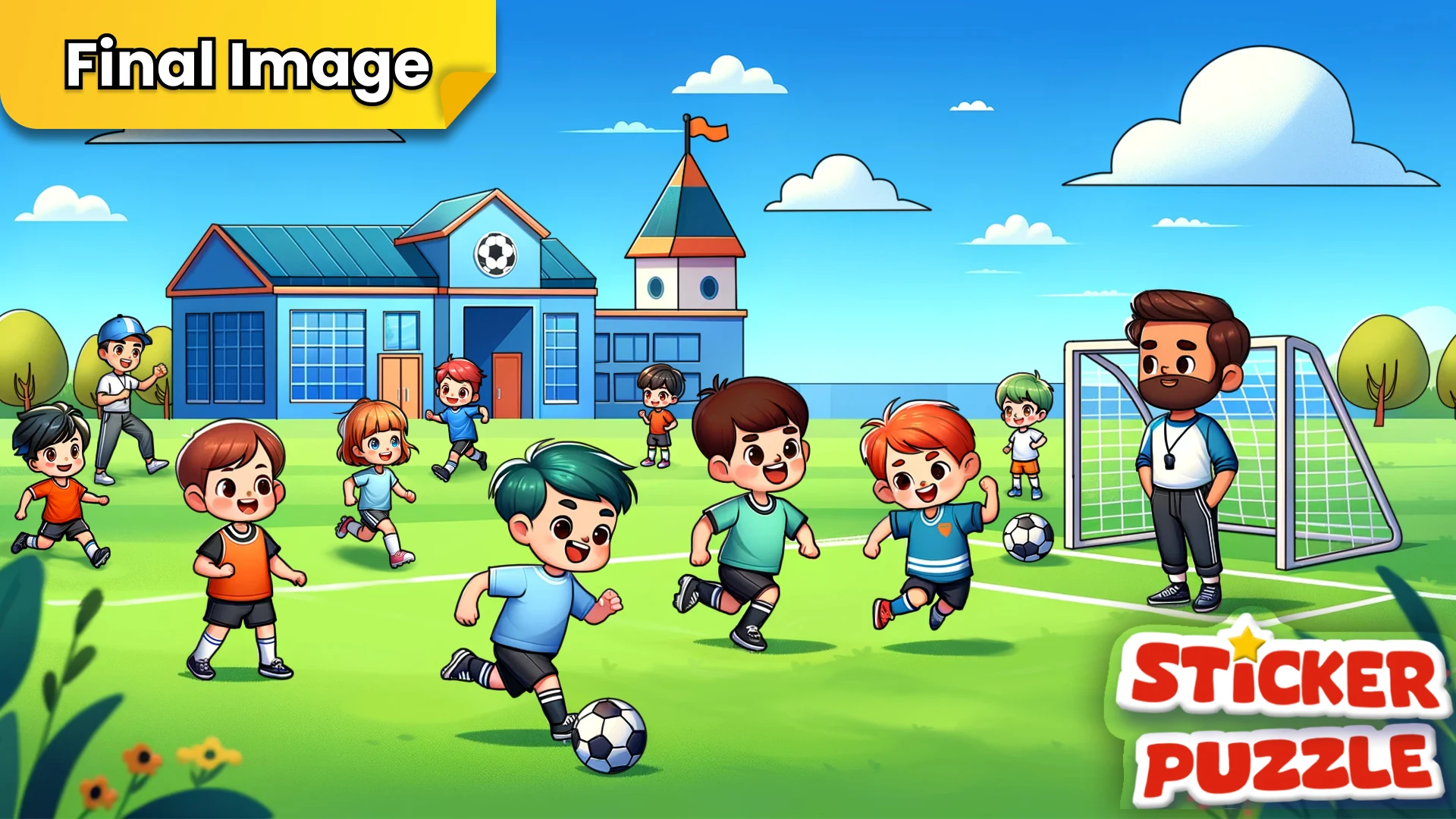 Sticker Puzzle - Coloring Book screenshot